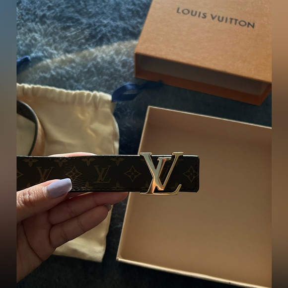 Brand new Louis Vuitton mini monogram belt 25mm size 85/34 100% authentic. - Picture 3 of 8
